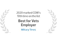 CDW Best for Vets Employer Military Times Logo