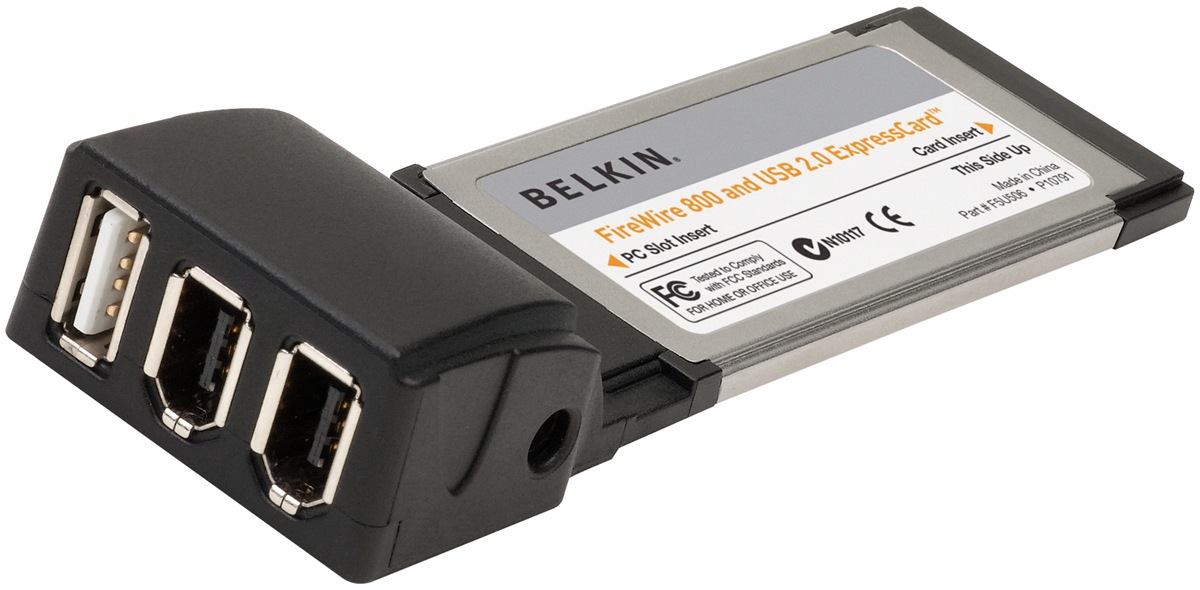 Belkin USB 2.0 and FireWire ExpressCard™