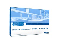 Matrox Millennium P650 LP PCIe 64 Video Card