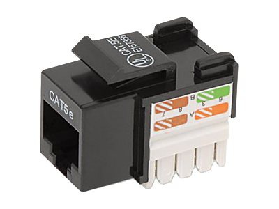 Belkin Cat5e Keystone Jack, Black 
