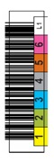 EDP 3592JA BARCODE LABEL 6 CHARACTERS