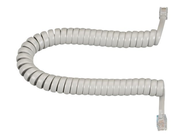 Black Box Modular Coiled Handset Cords handset cable - 6 ft