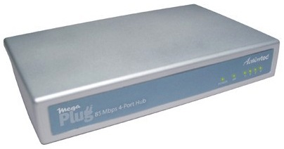Actiontec 85 Mbps Powerline Ethernet 4-Port Hub
