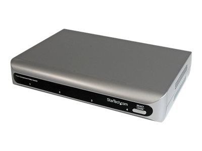 Startech.com 4 Port Component Video Switch with Digital Audio and Remote - 