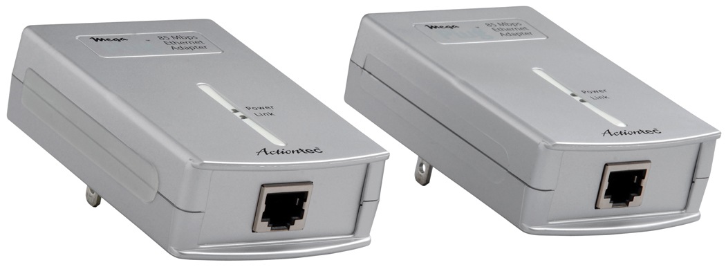 Actiontec 85 Mbps Powerline Ethernet Adapter Kit
