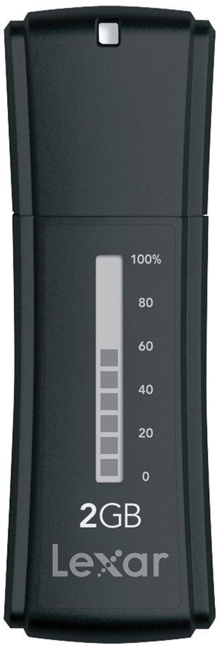 Lexar JumpDrive Secure II Plus - USB flash drive - 2 GB