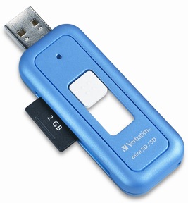 Verbatim CameraMate Pocket Reader for SD/MMC Memory Cards