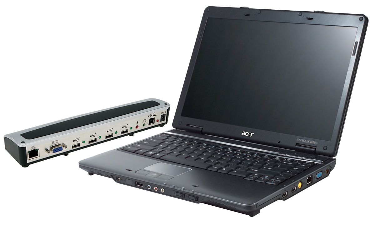 Acer EX4620-4054 T2310 120GB & Kensington USB Docking Station Bundle