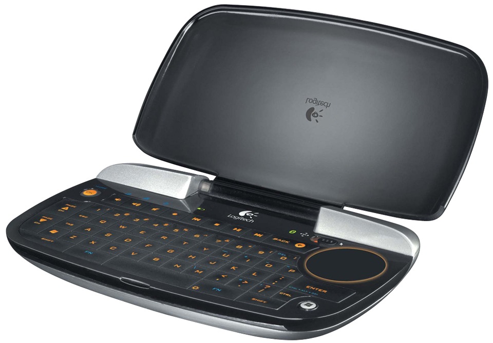 Logitech Wireless diNovo Mini keyboard , Dual-purpose ClickPad