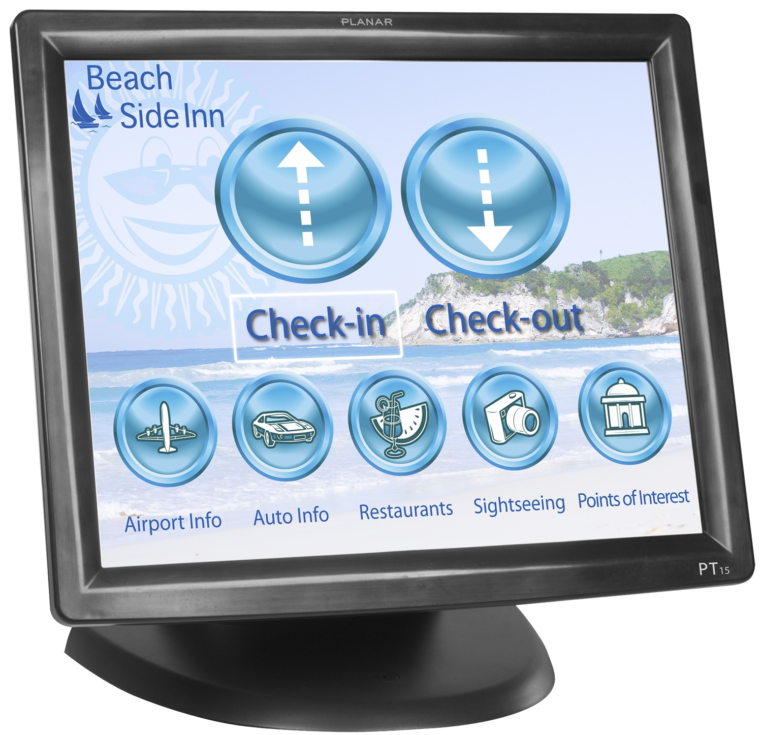 Planar PT1505MU 15" SAW Touchscreen LCD Display