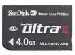 SanDisk Ultra II - flash memory card - 4 GB - MS PRO DUO