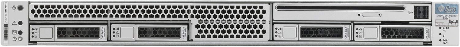 Sun Sparc Enterprise T5140 Server - 2x 8Core 1.2GHZ UltraSparc T2+ Proc