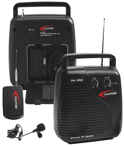 CALIFONE PORTABLE WIRELESS PA SYSTEM