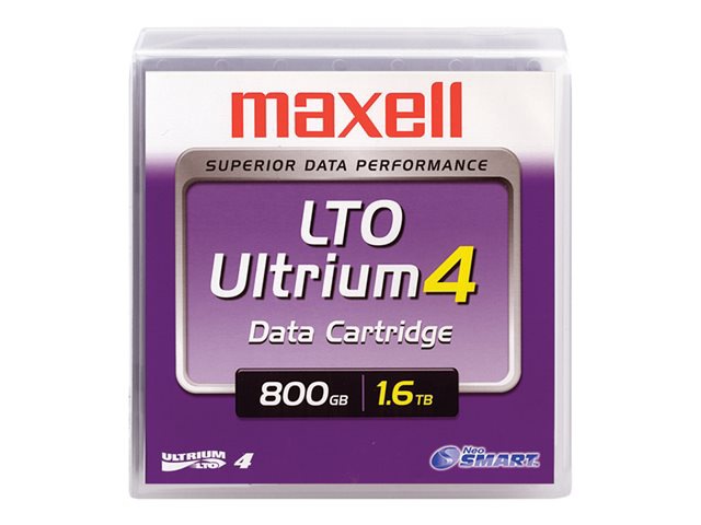 Maxell LTOU4/800 - LTO Ultrium x 1 - 800 GB - storage media