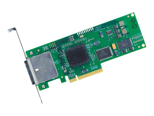 LSI SAS3801E - storage controller - SATA-300 / SAS - PCI Express x8