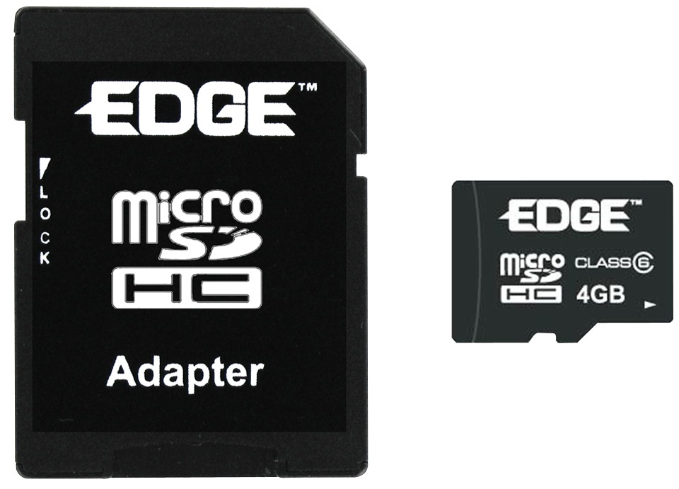 EDGE ProShot - flash memory card - 4 GB - microSDHC
