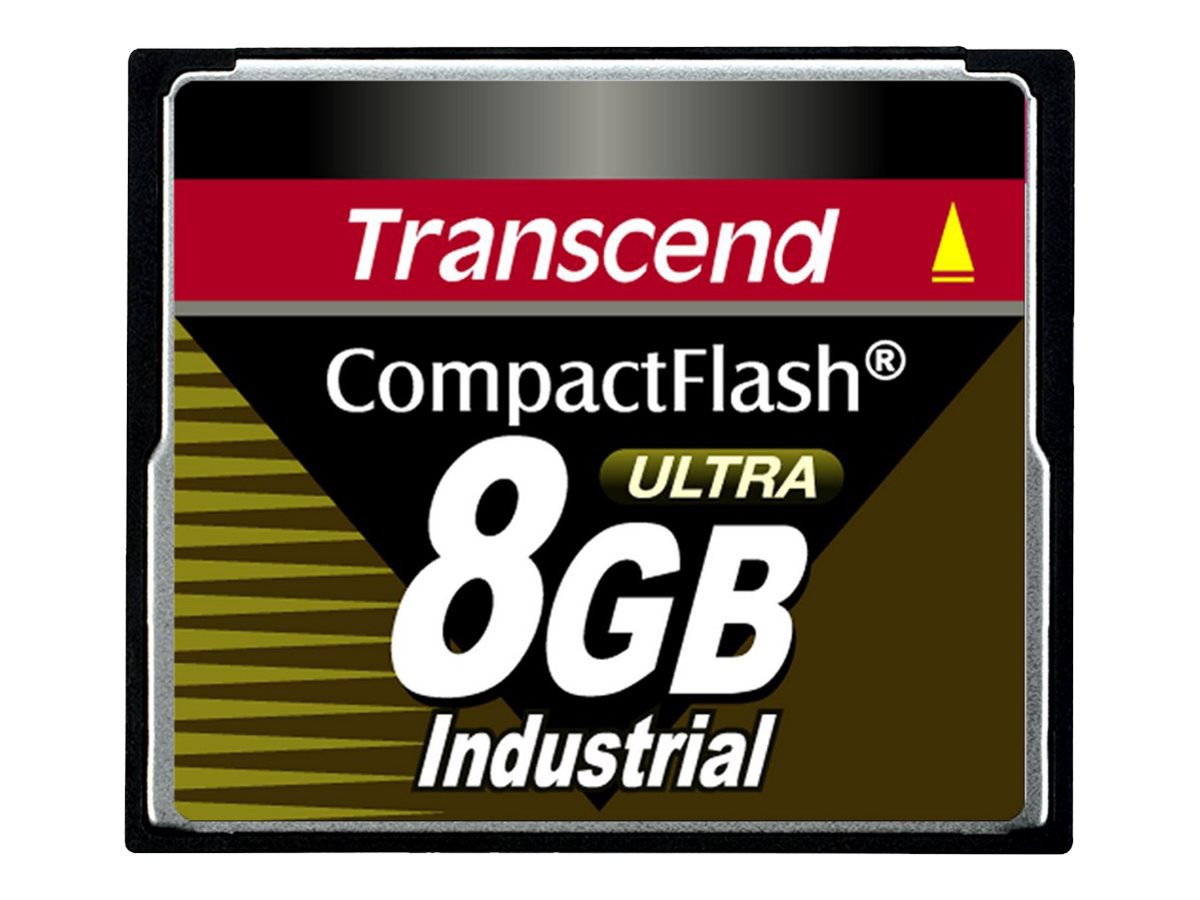 Transcend Ultra Speed Industrial - flash memory card - 8 GB - CompactFlash