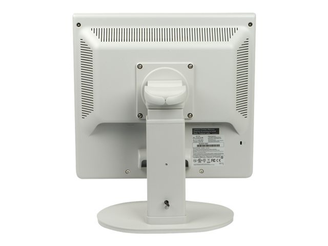 Planar PL1711M  17" white digital/analog lcd speakers & height adjust stand