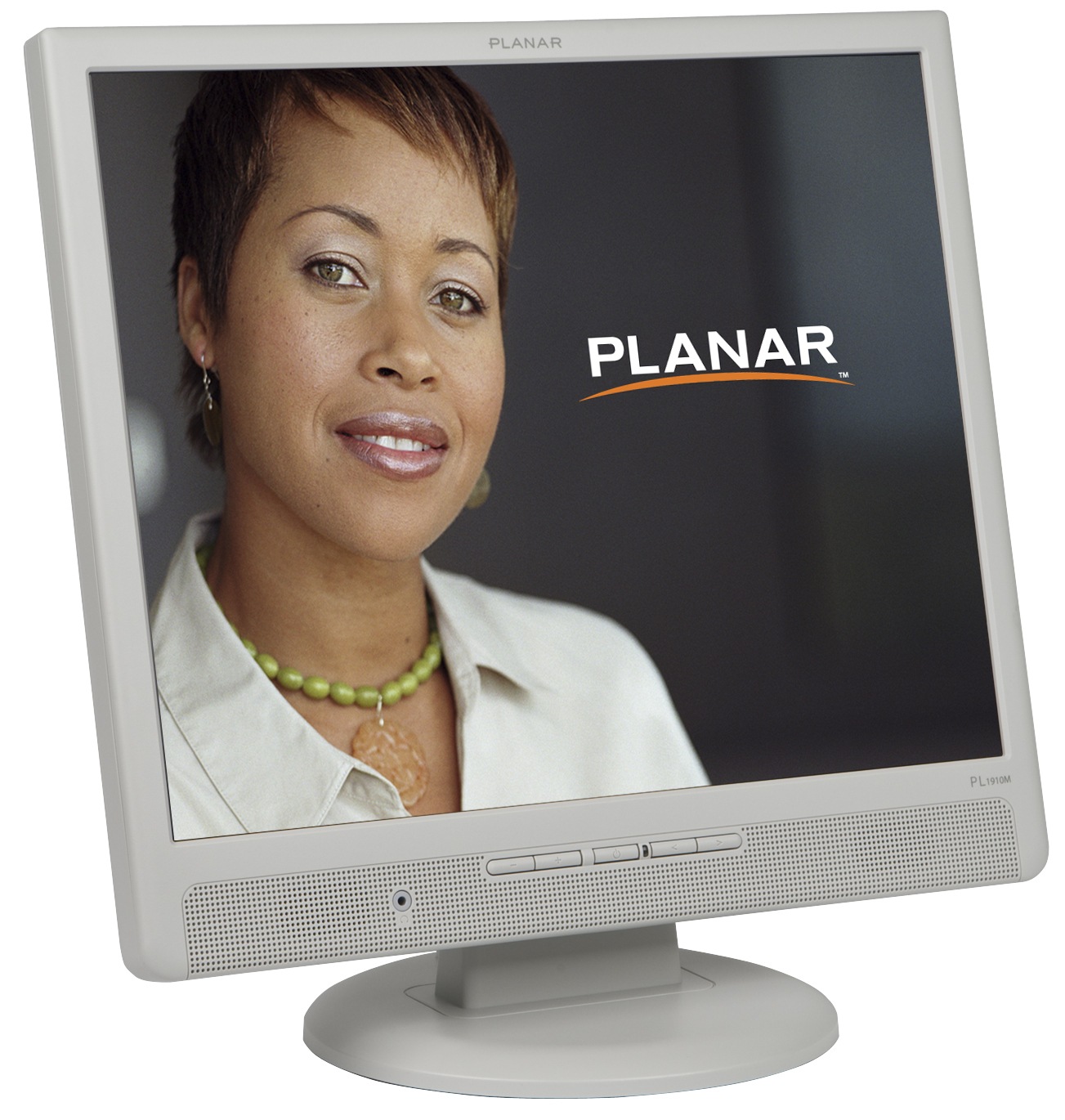 Planar PL1910M - 19" White Digital/Analog LCD with Speakers