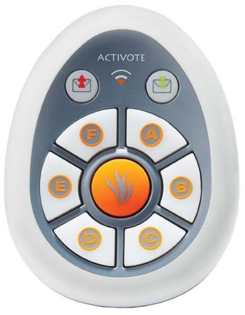 Set of 32 Promethean Activote 32 2.4GHZ. Wireless hand held voting devices