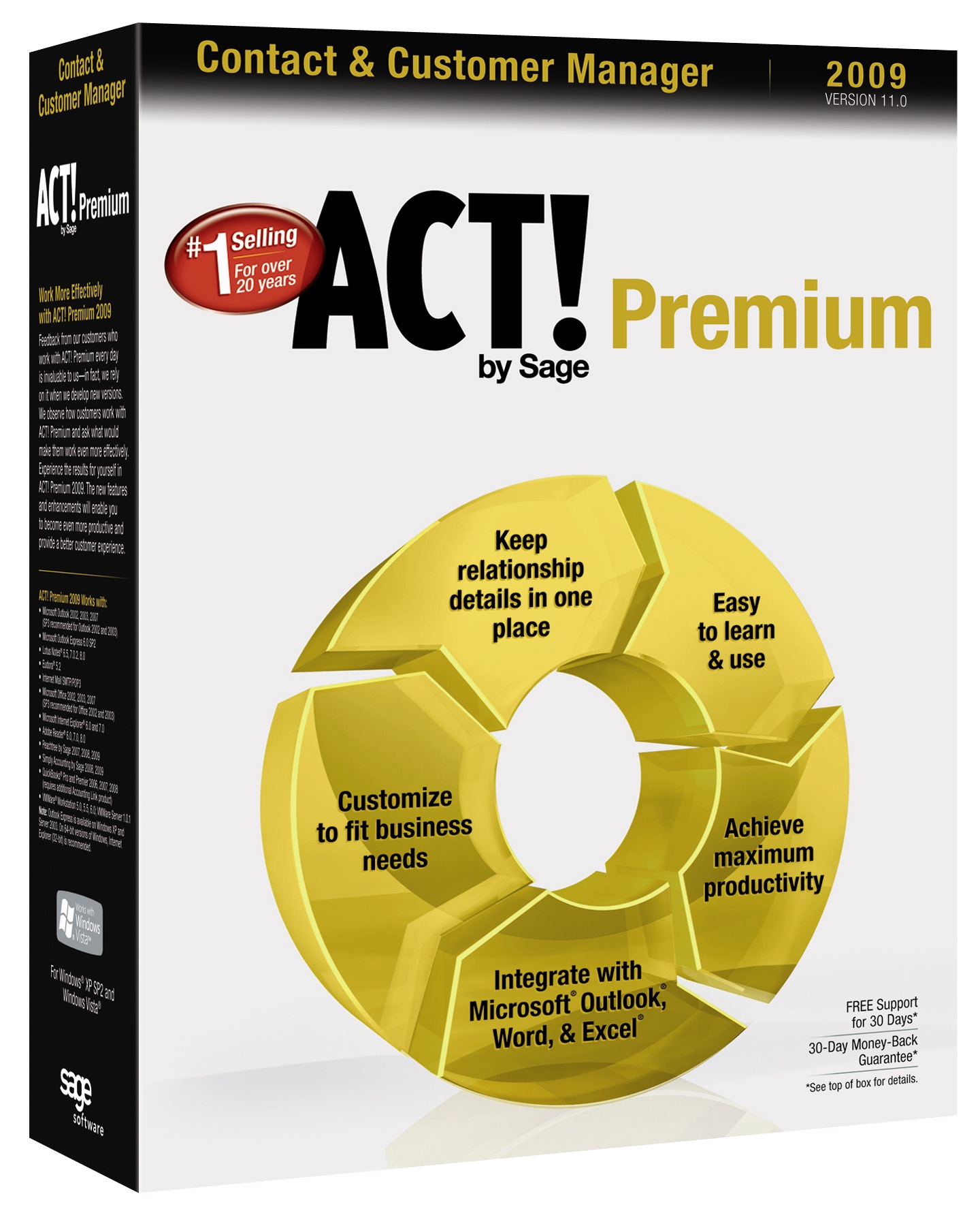 ACT! by Sage Premium 2009 EX Edition - ( v. 11.0 ) - complete package