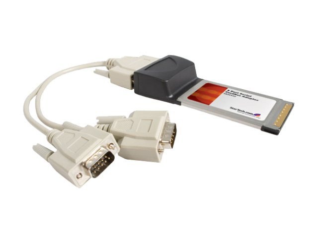 StarTech.com 2 Port CardBus RS232 Serial Laptop PC Adapter Card - 16950 - s