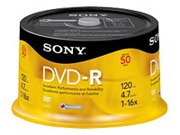 Sony DMR 47RS4 - DVD-R x 50 - 4.7 GB - storage media