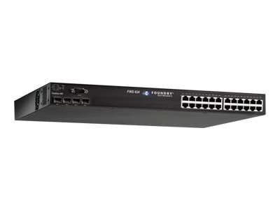 Brocade FastIron Workgroup Switch 624G-POE - switch - 20 ports - managed - 