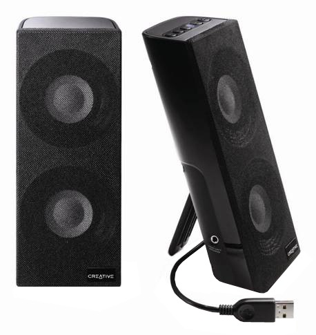 Creative Labs N400 Portable Notebook Speakers