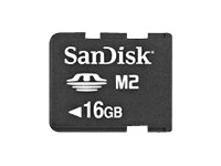 SanDisk flash memory card - 16 GB - Memory Stick Micro (M2)