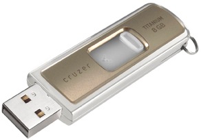 SanDisk Ultra Cruzer Titanium - USB flash drive - 16 GB