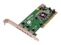 SIIG Dual Profile Hi-Speed USB 4-Port PCI - USB adapter - 4 ports