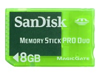 SanDisk Gaming flash memory card - 8 GB - MS PRO DUO