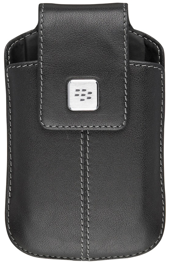RIM BlackBerry Leather Swivel Holster - handheld holster