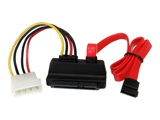 StarTech.com Right Angle SATA Cable with LP4 Adapter - Serial ATA / SAS cab