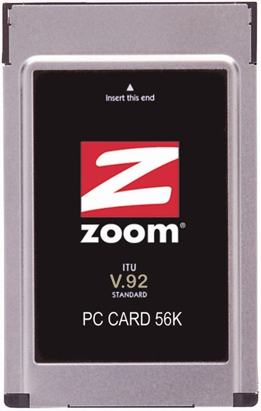 Zoom 56K V.92/V.90 PCMCIA/PC Card Fax Modem