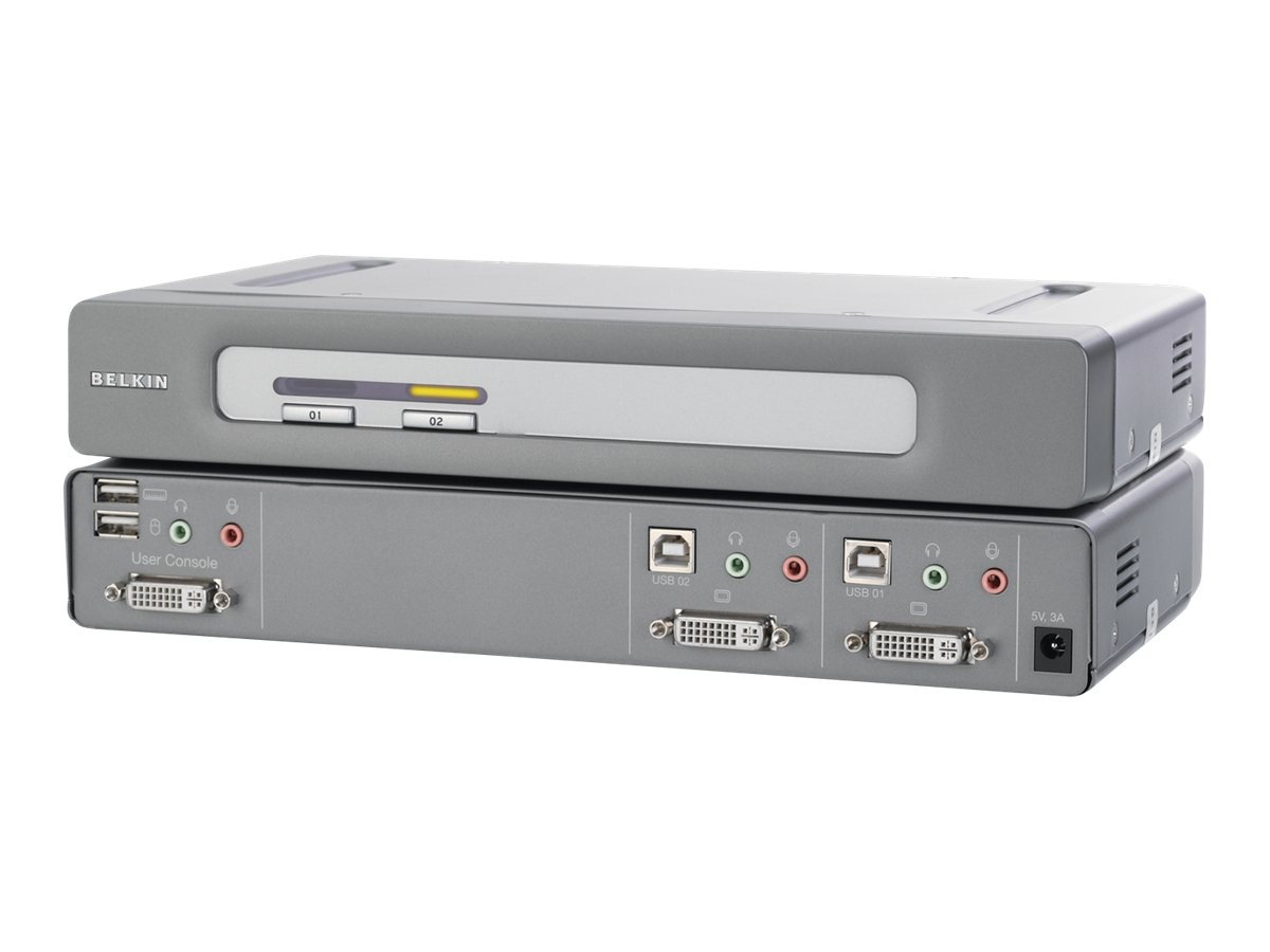 Belkin OmniView® Secure DVI-D Dual-Link EAL 4+ Certified 2-Port ...