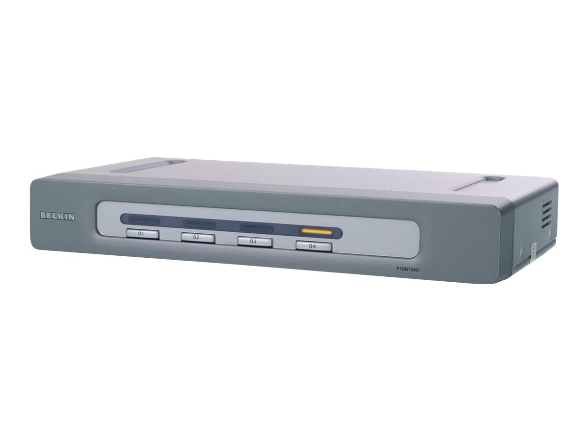 Belkin OmniView® Secure DVI-D Dual-Link EAL 4+ Certified 4-Port KVM Switch