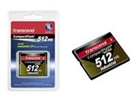 Transcend Ultra Speed Industrial - flash memory card - 512 MB - CompactFlas