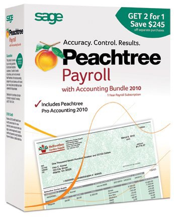 Peachtree by Sage Payroll with Accounting Bundle 2010 - complete package