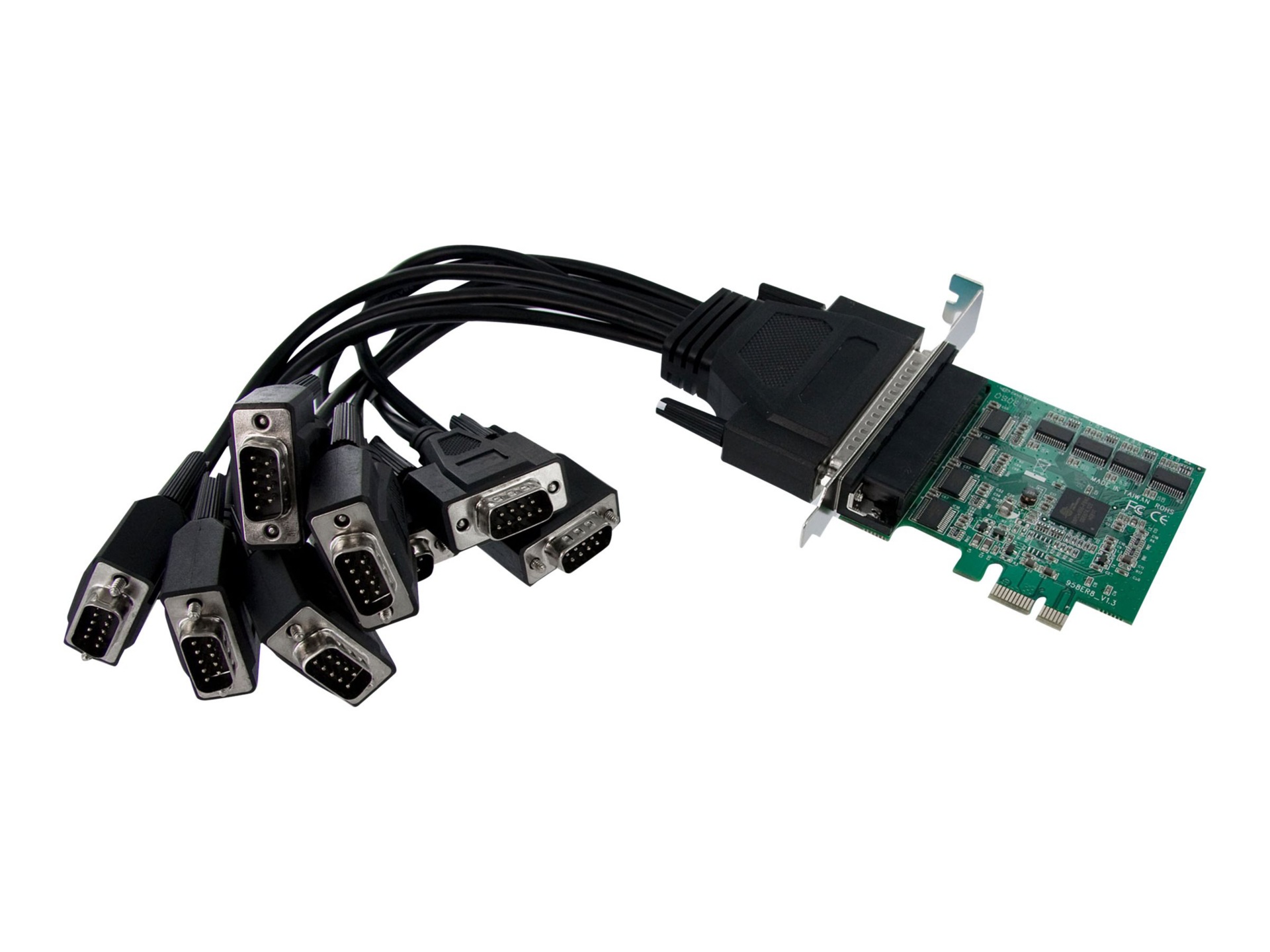 StarTech.com 8 Port Native PCI Express RS232 Serial Adapter Card with 16950