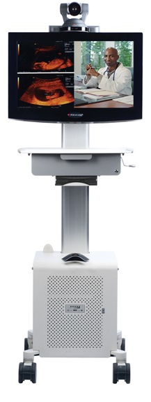 POLYCOM PRACTITIONER TELEHEALTH CART