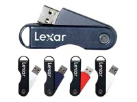 Lexar JumpDrive TwistTurn - USB flash drive - 4 GB