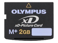 Olympus Twin Pack - flash memory card - 2 GB - xD Type M+