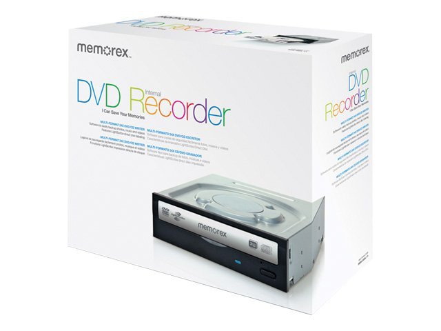 Memorex 24X Multi Format DVD Recorder – Internal SATA Interface