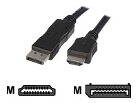 StarTech.com video / audio cable - DisplayPort / HDMI - 6 ft