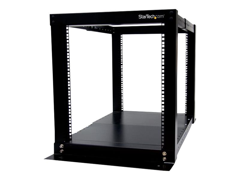 StarTech.com 12U Adjustable 4 Post Server Equipment Open Frame Rack - rack 