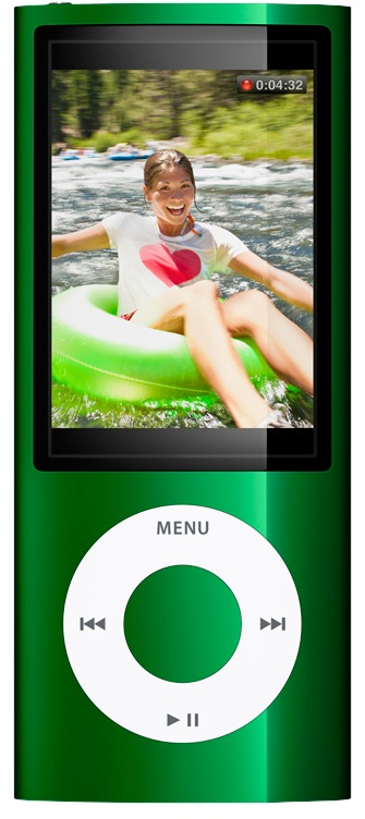 iPod nano 8GB green with video camera