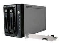 StarTech.com 3.5in eSATA USB Dual External Hard Drive Enclosure w/ SATA Con