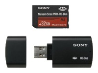 Sony flash memory card - 32 GB - Memory Stick PRO-HG Duo